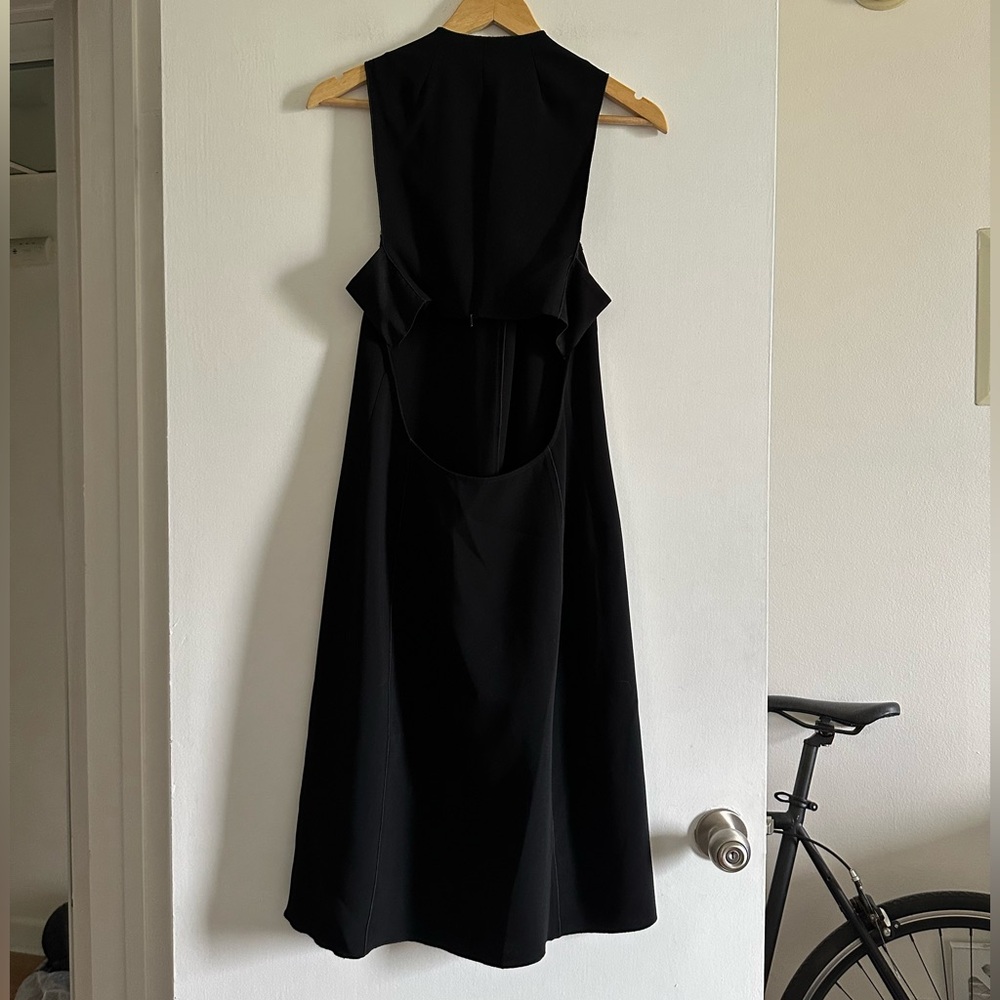 Rag & Bone Black Designer Silk Open Blend Fernanda Cocktail Dress size 8 EUC - Picture 4 of 8